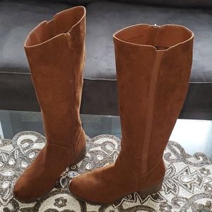 Target Universal Thread Tan Suede Boots
